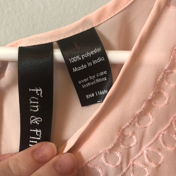 Light pink top bought from TJ Maxx! 3/$20 - Picture 2 of 3